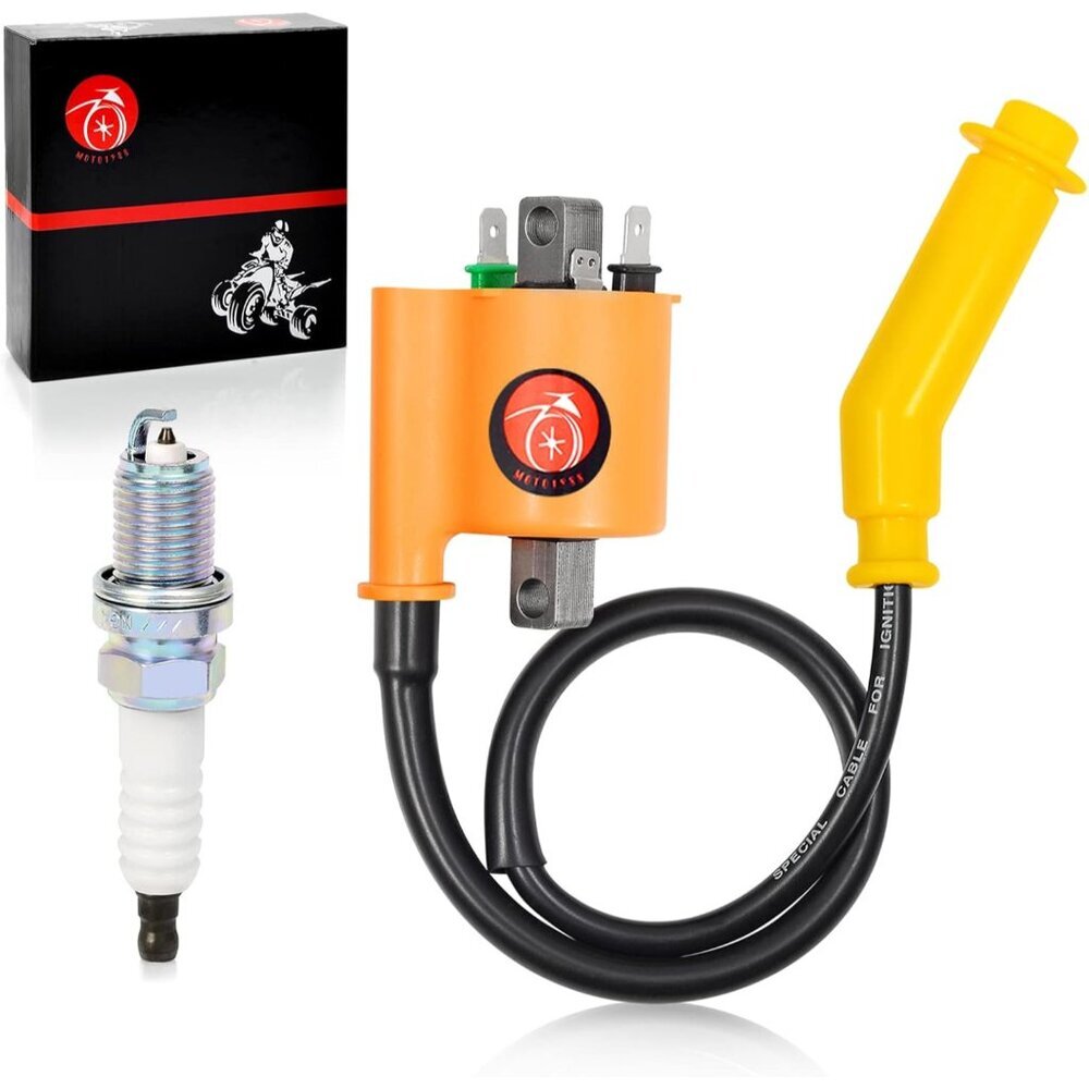 Honda 420 ATV Ignition Coil & Spark Plug Set - 2007-2013 Model Compatible